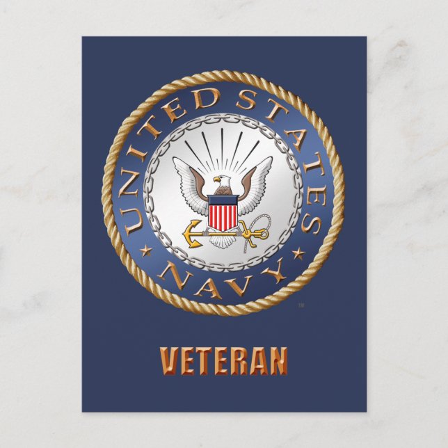 Postal veterana de la Marina de Estados Unidos (Anverso)