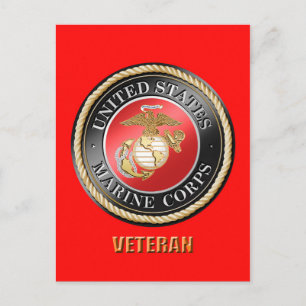 Postal veterana del USMC