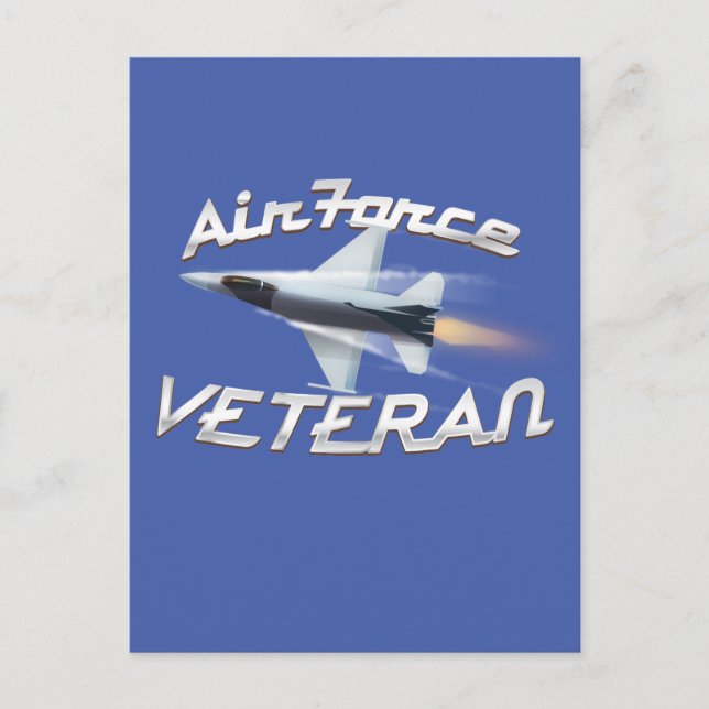 Postal Veterano de la Fuerza Aérea (Anverso)