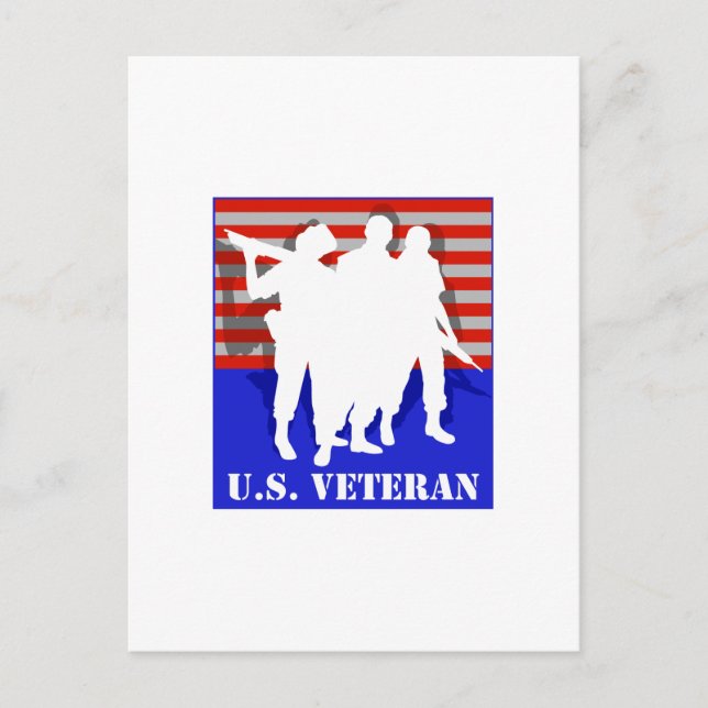 Postal Veterano estadounidense (Anverso)