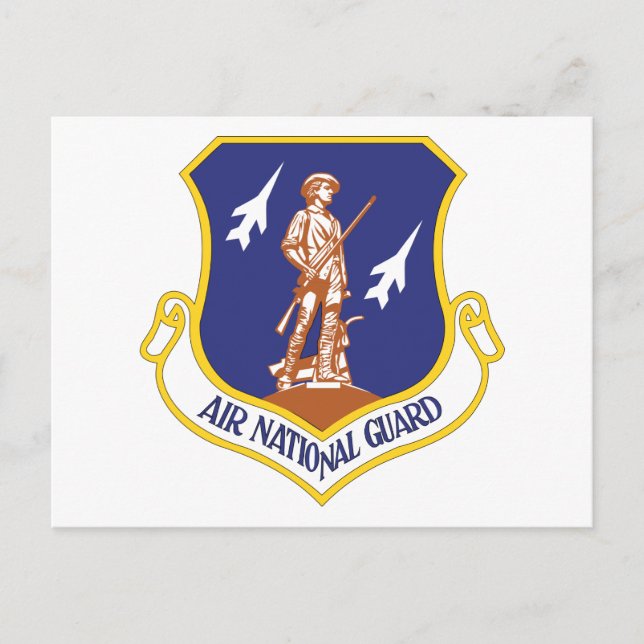 Postal Veterano Militar de la Guardia Nacional Aérea (Anverso)