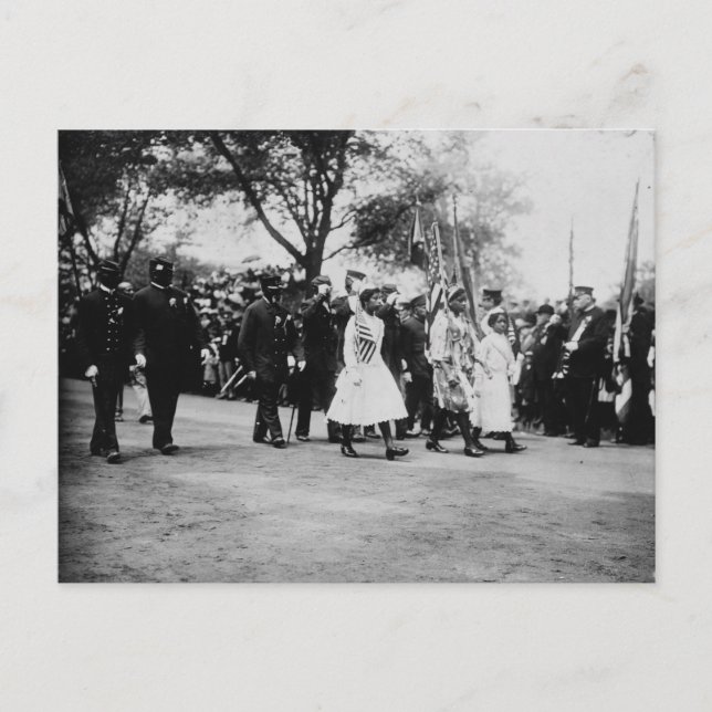 Postal Veteranos afroamericanos, Nueva York, 1912 (Anverso)