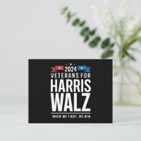 Veteranos para Harris Walz 2024 Presidencial