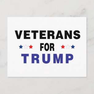 Postal Veteranos Por Trump