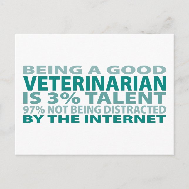 Postal Veterinaria 3% Talento (Anverso)