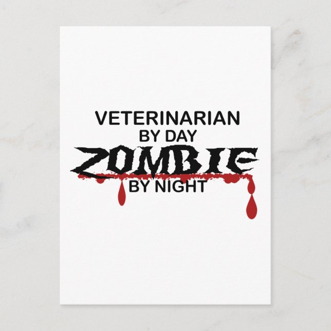 Postal Veterinaria Zombie (Anverso)