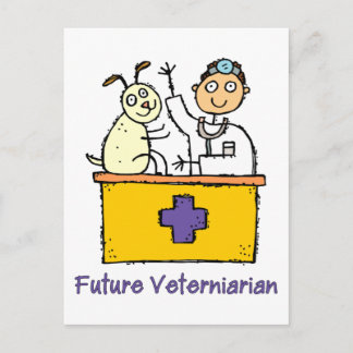 Postal Veterinario Futuro - Niño