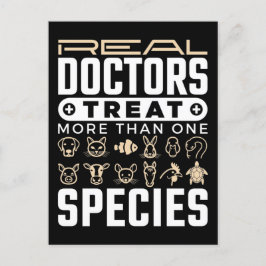 Postal Veterinarios Médicas reales tratan más de una espe