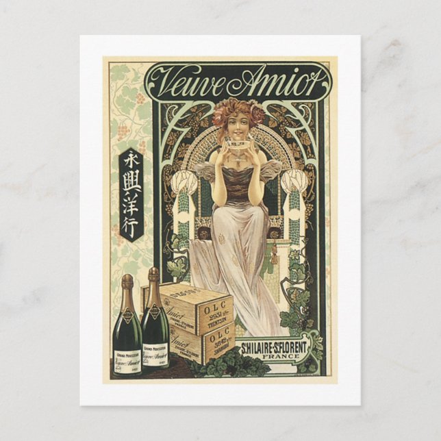 Postal Veuve Amiot (Anverso)