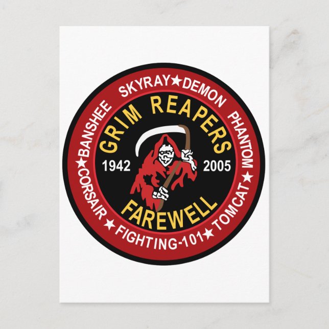Postal VF-101 Grim Reapers (Anverso)