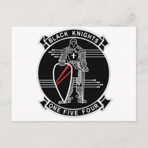 Postal VF-154 Caballeros Negros