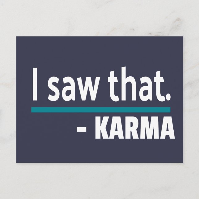 Postal Vi a Karma Funny (Anverso)