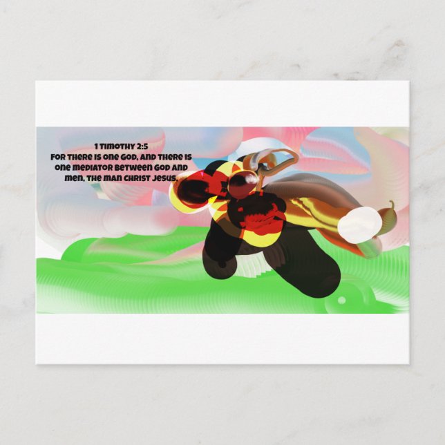 Postal vía jesus (Anverso)