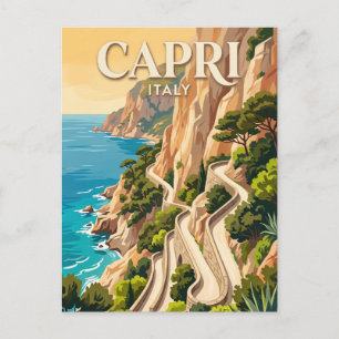 Postal Vía Krupp Capri Italia