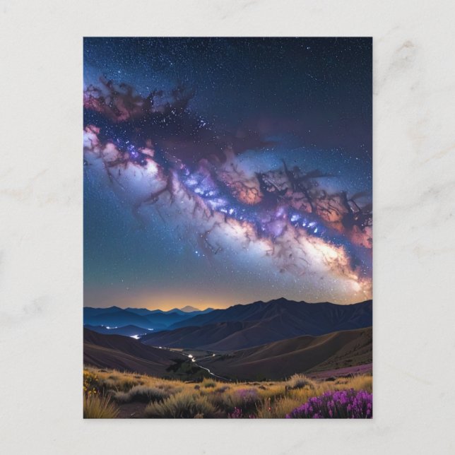 Postal Vía láctea (Anverso)
