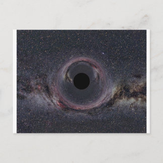 Postal Vía Láctea Black Hole