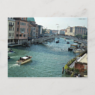 Postal vía navegable venecia Italia