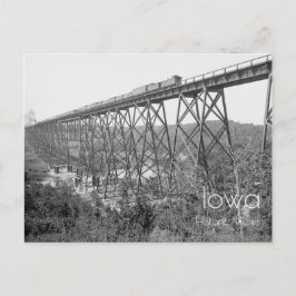 Postal Viaducto De Acero Sobre El Río Des Moines