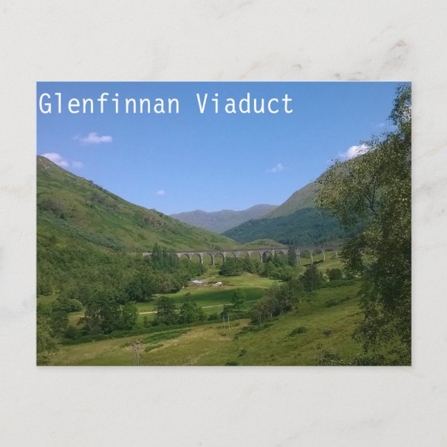 Postal Viaducto de Glenfinnan, Escocia (Anverso)