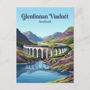 Postal Viaducto de Glenfinnan Escocia