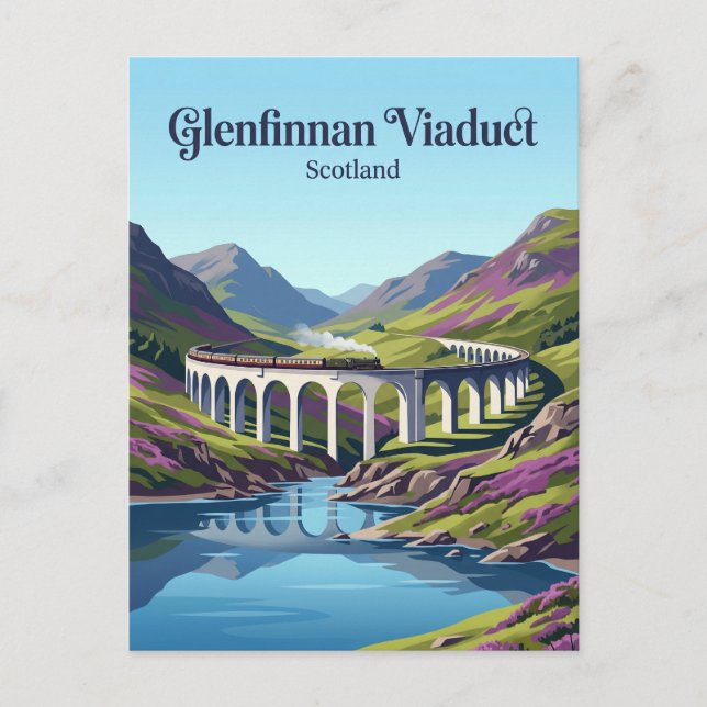 Postal Viaducto de Glenfinnan Escocia (Anverso)
