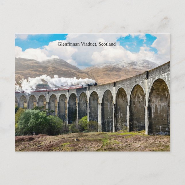 Postal Viaducto de Glenfinnan, Escocia (Anverso)