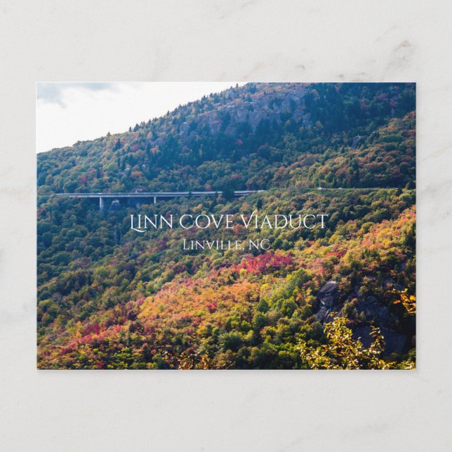 Postal Viaducto Linn Cove (Anverso)