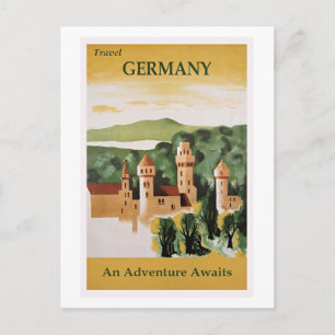 Postal Viaja Alemania, Una Aventura Espera,