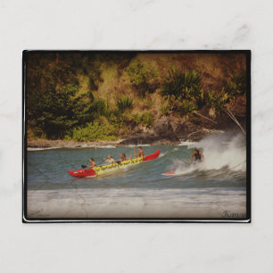 Postal Viaja con 1 surfista x Kauai