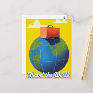 Postal Viaja por el Mundo