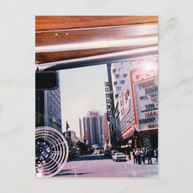 Postal Viajando a Las Vegas (Anverso)