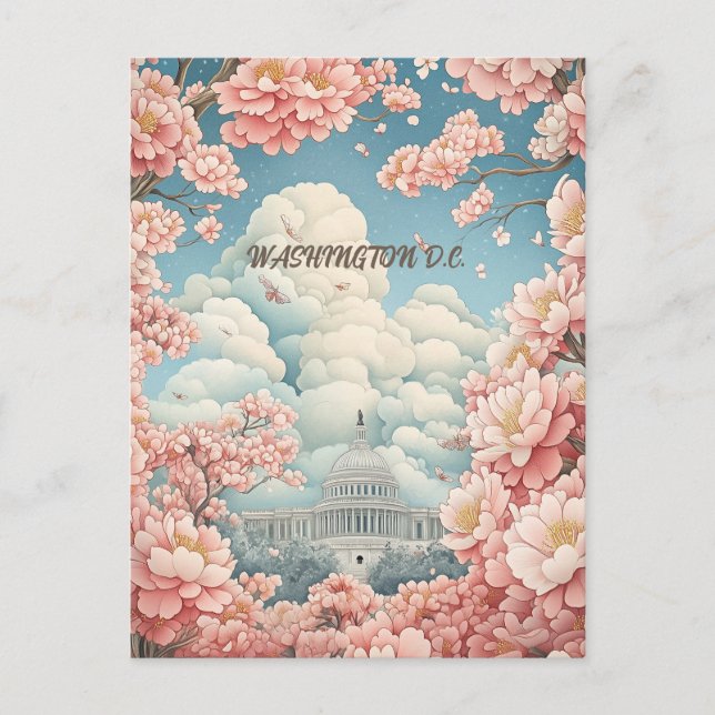Postal Viajar a Washington D.C. (Anverso)