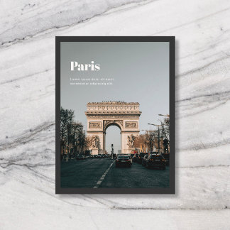 Postal Viajar Ciudad País Nombre Foto Negra