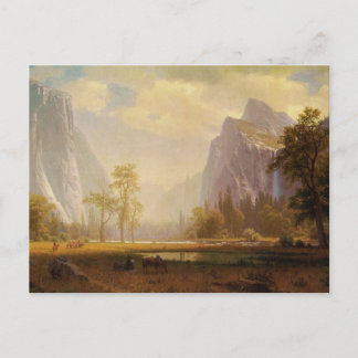 Postal Viajar en lago en pintura de cañones