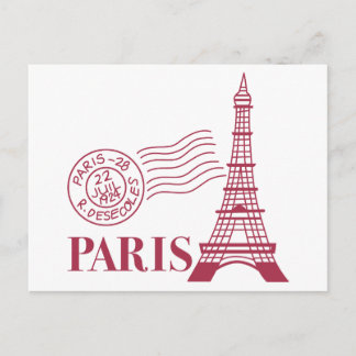 Postal Viajar en París