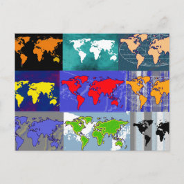 Postal viajar por todo el mundo