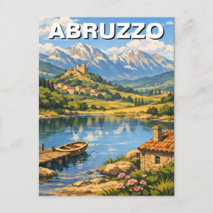 Postal Viaje a Abruzos Italia