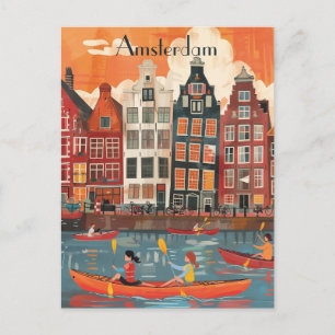 Postal Viaje a Ámsterdam