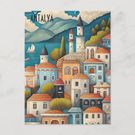 Postal Viaje a Antalya Turkiye