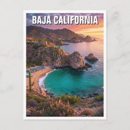 Postal Viaje a Baja California México