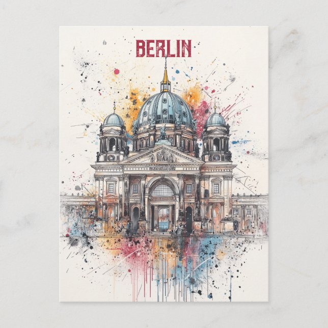 Postal Viaje a Berlín Alemania (Anverso)
