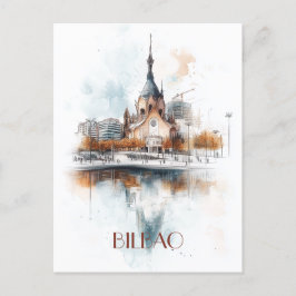 Postal Viaje a Bilbao España