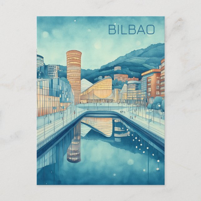 Postal Viaje a Bilbao España (Anverso)