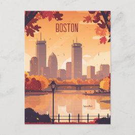 Postal Viaje a Boston