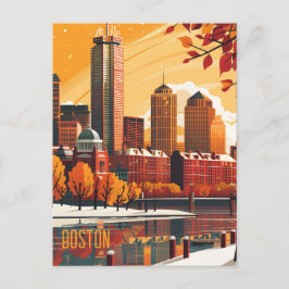 Postal Viaje a Boston