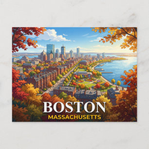 Postal Viaje a Boston Massachusetts