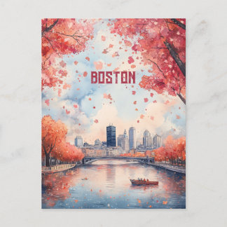 Postal Viaje a Boston USA