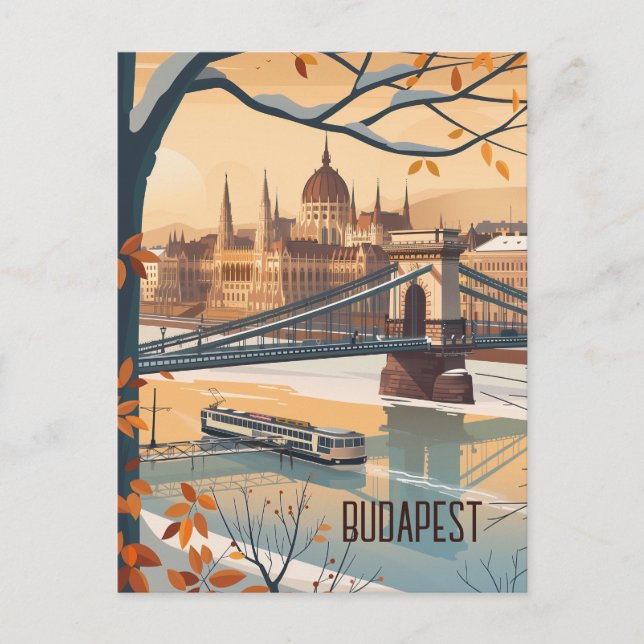 Postal Viaje a Budapest (Anverso)