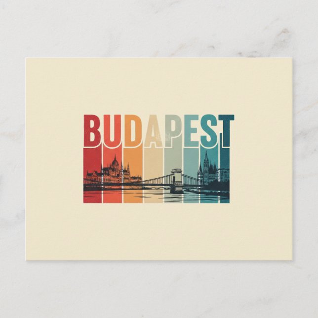 Postal Viaje a Budapest Hungría (Anverso)