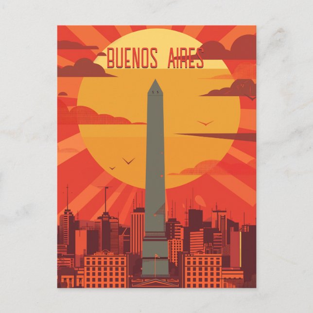 Postal Viaje a Buenos Aires (Anverso)